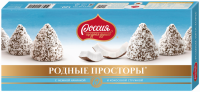 Конфеты РОССИЯ ЩЕДРАЯ ДУША Родные просторы с нежной начинкой и кокосовой стружкой, 120г