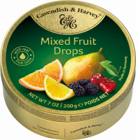 Леденцы CAVENDISH&HARVEY Mixed Fruit Drops Фруктовый микс, 200г