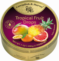 Леденцы CAVENDISH&HARVEY Tropical Fruit Drops Тропические фрукты, 200г