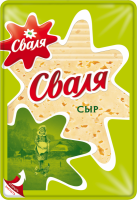 Сыр СВАЛЯ Тильзитер 45%, без змж, 180г