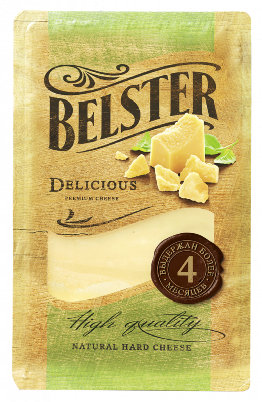 Сыр твердый BELSTER 40% нарезка, без змж, 140г Сыр твердый BELSTER 40% нарезка, без змж, 140г