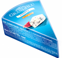 Сыр MILKANA GrandBlu Сливочный с голубой плесенью 56%, без змж, 100г