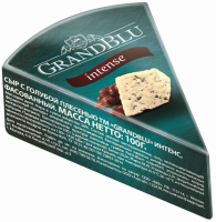 Сыр MILKANA GrandBlu Intense с голубой плесенью 50%, без змж, 100г