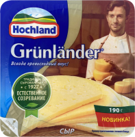 Сыр HOCHLAND Grunlander п/тв 50% без змж