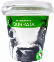 Сыр мягкий FRATELLI SPIRINI Burrata 59%, без змж, 320г