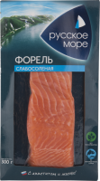 Форель слабосоленая РУССКОЕ МОРЕ филе-кусок, 300г