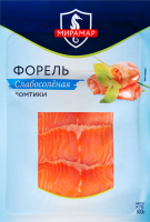 Форель слабосоленая МИРАМАР ломтики, 100г