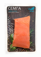 Семга слабосоленая КЕТУС филе-кусок с кожей, 200г
