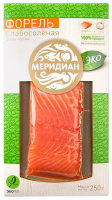 Форель слабосоленая МЕРИДИАН филе-кусок, 250г