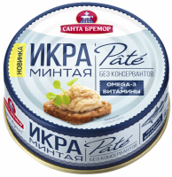 Икра минтая деликатесная САНТА БРЕМОР Pate, 90г