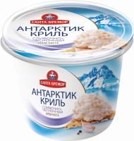 Крем-паста из морепродуктов САНТА БРЕМОР Антарктик-Криль сливочно-чесночный, 150г