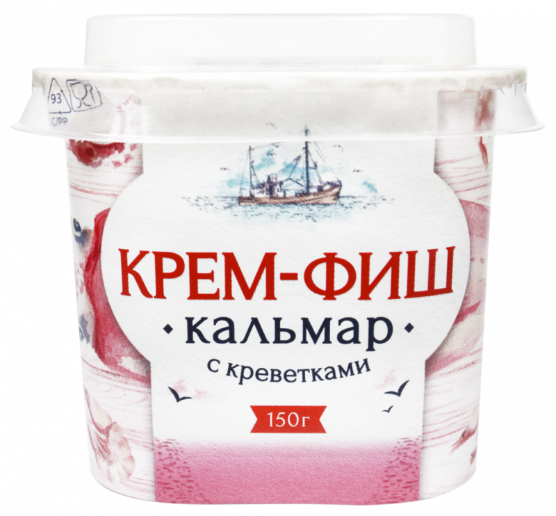 Паста КРЕМ-ФИШ Кальмар-креветка, 150г Паста КРЕМ-ФИШ Кальмар-креветка, 150г