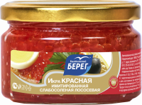 Икра лососевая слабосоленая БАЛТИЙСКИЙ БЕРЕГ имитированная, 220г