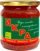 Икра красная БАЛТИЙСКИЙ БЕРЕГ имитированная, 480г