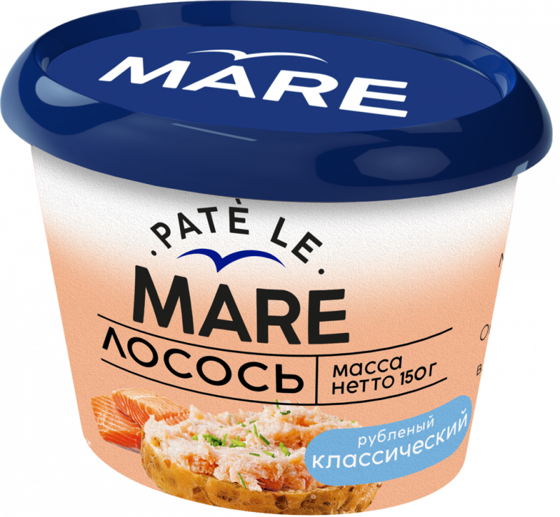 Лосось PATE LE MARE классический рубленый, 150г Лосось PATE LE MARE классический рубленый, 150г