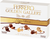 Конфеты FERRERO ROCHER Golden Gallery 6 вкусов, 120г