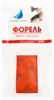 Форель слабосоленая ДИВНЫЙ БЕРЕГ ломтики, 100г