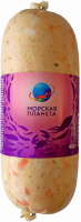 Рулет горячего копчения МОРСКАЯ ПЛАНЕТА из крабового мяса (имитация), 400г