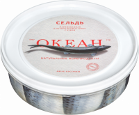Сельдь ОКЕАН филе-кусочки в маринадной заливке с луком, 500г