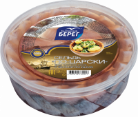 Сельдь БАЛТИЙСКИЙ БЕРЕГ По-царски атлантическая, филе-кусочки в масле с ароматом дыма, 500г