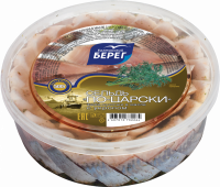 Сельдь БАЛТИЙСКИЙ БЕРЕГ По-царски атлантическая, филе-кусочки в масле с укропом, 500г