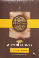 Масляная рыба холодного копчения МЕРИДИАН ломтики, 120г