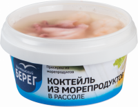 Коктейль из морепродуктов БАЛТИЙСКИЙ БЕРЕГ в рассоле, 210г
