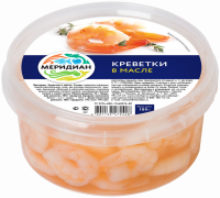 Креветки МЕРИДИАН в масле, 180г