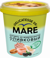 Коктейль из морепродуктов MARE Оливковый, в масле, 380г