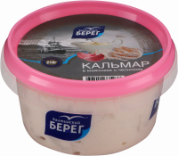 Кальмар БАЛТИЙСКИЙ БЕРЕГ щупальца в чесночном соусе, 210г