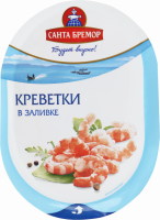 Креветка САНТА БРЕМОР мясо в заливке, 180г