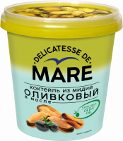Коктейль из мидий MARE Оливковый, в масле, 380г