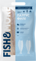 Палтус замороженный FISH & MORE филе без кожи, 500г