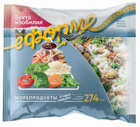 Морепродукты замороженные БУХТА ИЗОБИЛИЯ Будь в форме, в соусе терияки с рисом, 350г