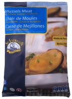 Мидии варено-мороженые ST.ANDREWS мясо 200–300г, 1000г