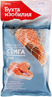 Семга замороженная БУХТА ИЗОБИЛИЯ стейк, 700г