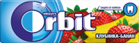 Жевательная резинка ORBIT Клубника-банан, 13,6г