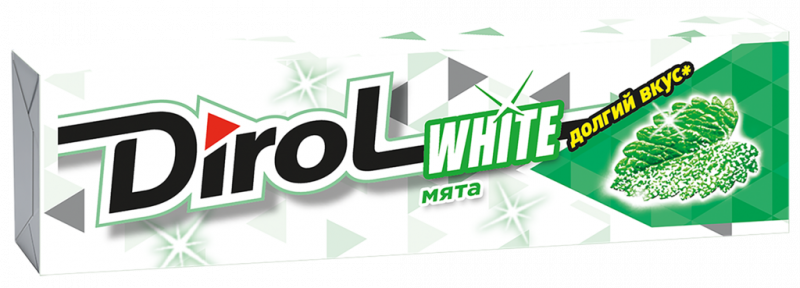 Жевательная резинка DIROL White Мята, 13,6г Жевательная резинка DIROL White Мята, 13,6г