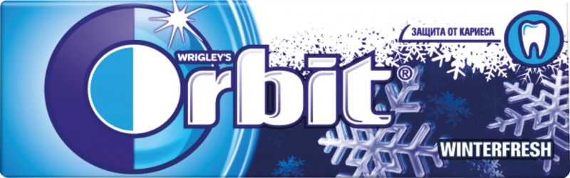Жевательная резинка ORBIT Winterfresh, 13,6г Жевательная резинка ORBIT Winterfresh, 13,6г