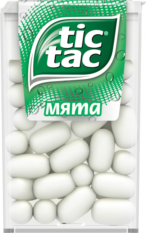 Драже TIC TAC Мята, 16г Драже TIC TAC Мята, 16г