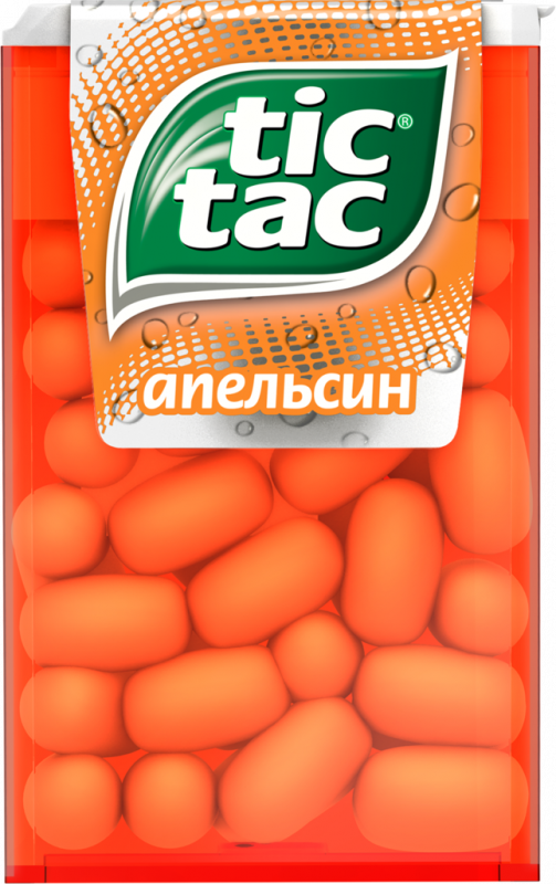 Драже TIC TAC Апельсин, 16г Драже TIC TAC Апельсин, 16г