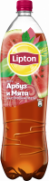 Напиток LIPTON Холодный черный чай со вкусом арбуза и мяты негазированный, 1.5л