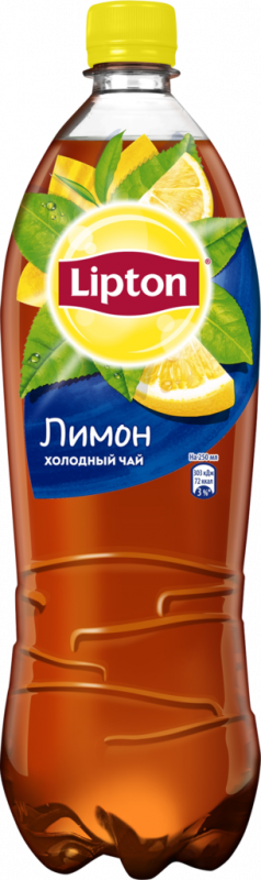 Напиток LIPTON Холодный чай со вкусом лимона негазированный, 1л