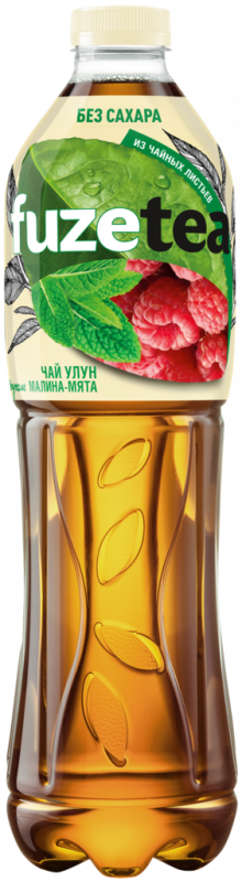 Напиток FUZE Tea Чай улун со вкусом малина, мята без сахара негазированный, 1.5л