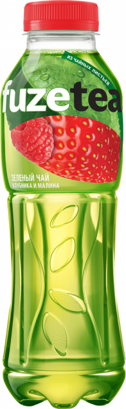 Напиток FUZE Зеленый чай Клубника и малина, 1.5л