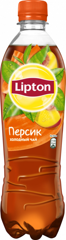 Напиток LIPTON Освежающий чай со вкусом персика негазированный, 0.5л Напиток LIPTON Освежающий чай со вкусом персика негазированный, 0.5л