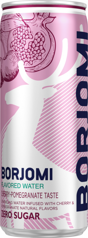 Напиток BORJOMI Flavored Water со вкусом вишни и граната, газированный, 0.33л Напиток BORJOMI Flavored Water со вкусом вишни и граната, газированный, 0.33л