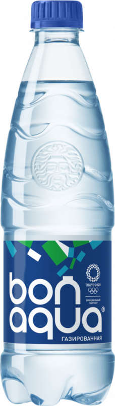 Вода питьевая BONAQUA газированная, 0.5л Вода питьевая BONAQUA газированная, 0.5л