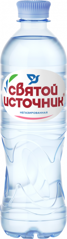 Вода питьевая СВЯТОЙ ИСТОЧНИК негазированная, 0.5л Вода питьевая СВЯТОЙ ИСТОЧНИК негазированная, 0.5л