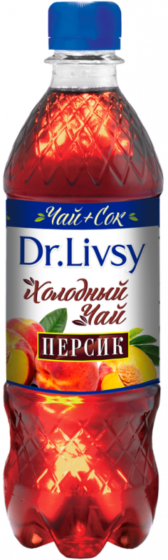 Напиток DR LIVSY Ice tea Персик негазированный, 0.5л Напиток DR LIVSY Ice tea Персик негазированный, 0.5л